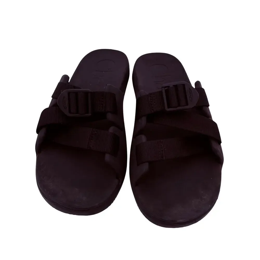 Chaco Kids Youth Chillos Black Slides Sandals Size 4